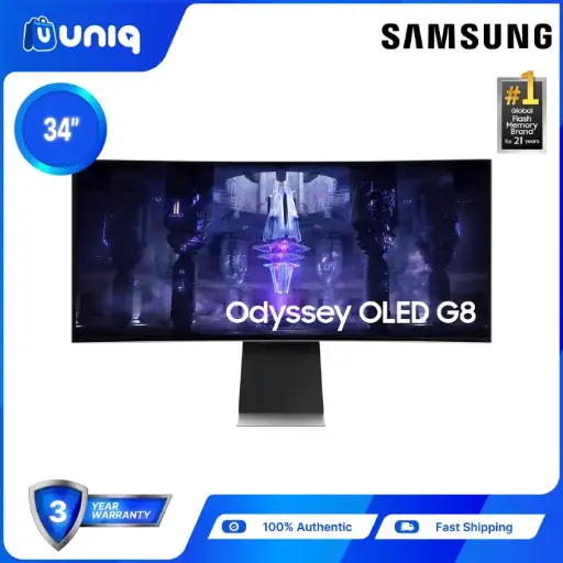 [MN-73_LS34BG] Samsung Odyssey OLED G8 Ultra-WQHD OLED Gaming Monitor (LS34BG850SEXXP)