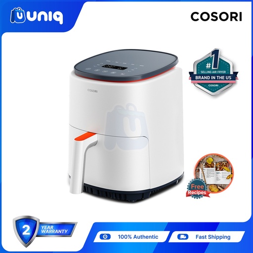 [Cosori-04_White] Cosori CAF-LI401S 3.8L Lite Smart Air Fryer (White)