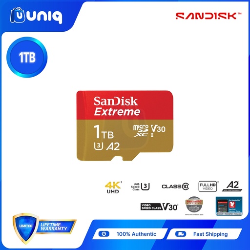 [Memory Card-53_1TB] Sandisk Extreme microSD UHS-I Card ~ 1TB (SDSQXAV)