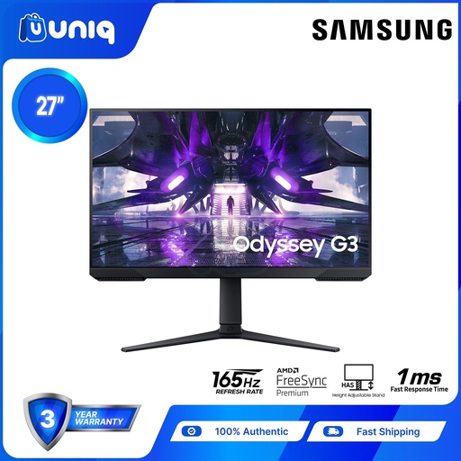[MN-73_LS27AG] Samsung Odyssey G3 27" FHD Gaming Monitor (LS27AG320NEXXP)