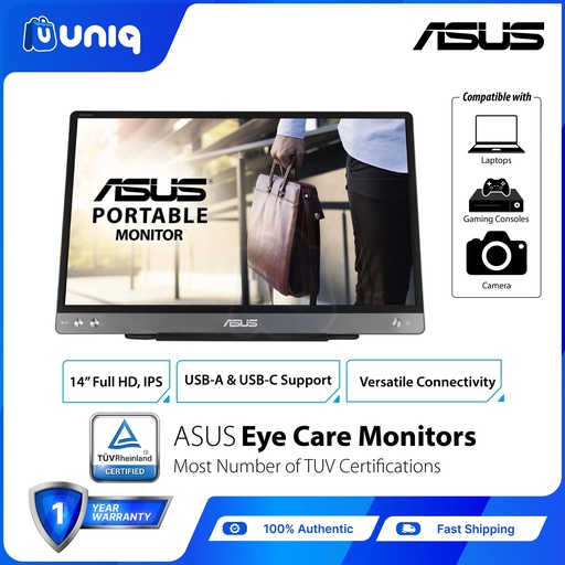 [Asus MN-01D] SALE!!! ASUS ZenScreen MB14AC 14" Portable Monitor