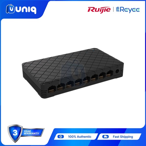 [Reyee-11] Reyee by Ruijie RG-ES08 Plastic Case Unmanaged Desktop Switch