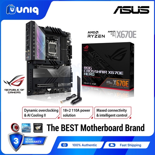 [ASUS MB-01C] SALE!!! ASUS ROG Crosshair X670E Hero ATX Motherboard