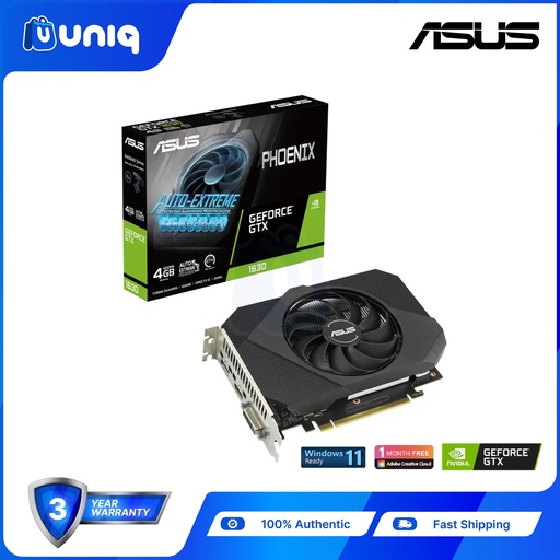 [ASUS-78_1630_PH] SALE!!! ASUS Phoenix GeForce GTX 1630 4GB GDDR6 Graphics Card (PH-GTX1630-4G)