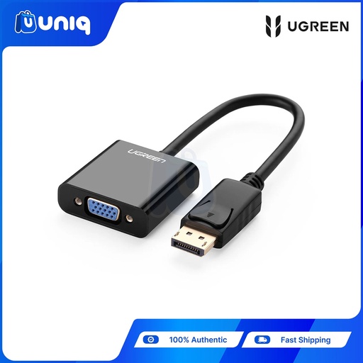 [UGREEN-38] UGREEN 20415 DP Male to VGA Female Converter (15cm)