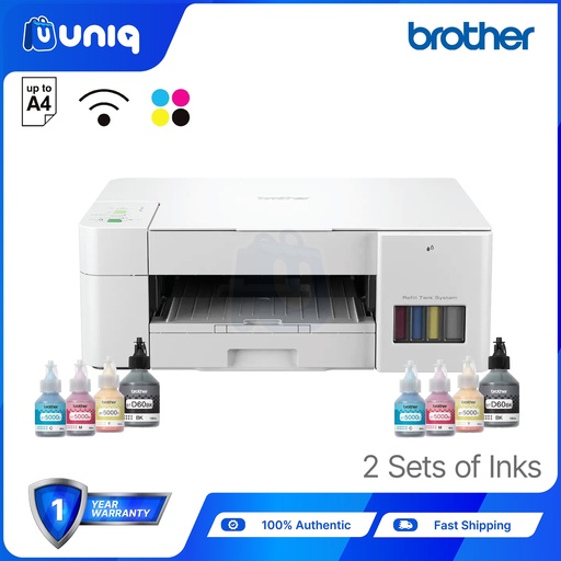 [Printer-072A_White] Brother DCP-T426W (WHITE) Ink Tank Printer