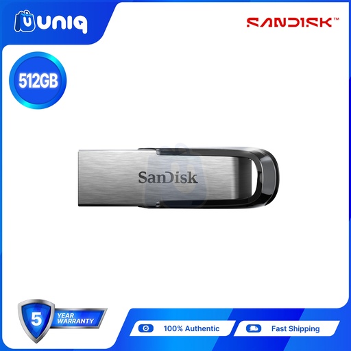 [AC-25Flair512] Sandisk Ultra Flair USB 3.0 Flash Drive ~ 512GB - BLACK