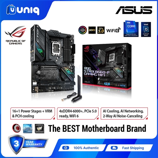 [ASUS-138C] SALE!!! ASUS ROG Strix B660-F Gaming WiFi ATX Motherboard