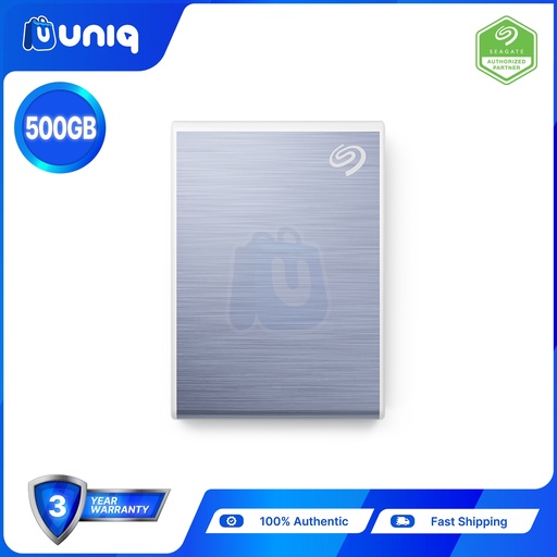 [Portable SSD-35A_Blue] SALE!!! Seagate One Touch SSD 500GB (Blue) External Portable SSD (STKG500402)