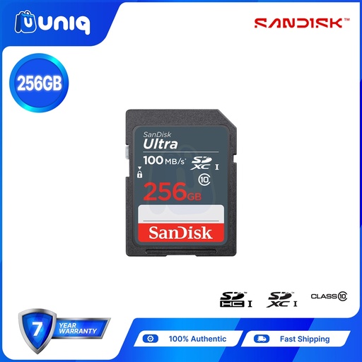 [Memory Card-44E] Sandisk Ultra SD card ~ 256GB (SDSDUNR)