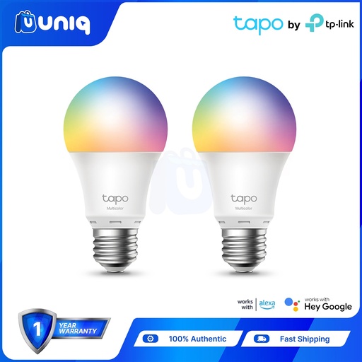 [TPLink-48_2pack] TP-Link Tapo L530E (2-pack) Multicolor Smart Wi-Fi Light Bulb