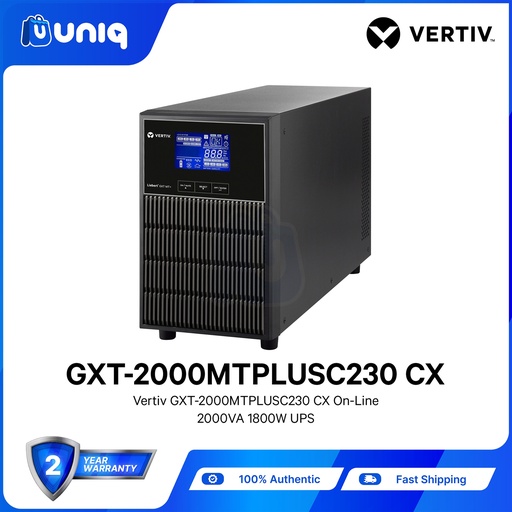 [PSU-03G_2000MTP] Vertiv™ Liebert® GXT MTPLUS CX2000VA/1800W, 240V Mini-tower UPS (GXT-2000MTPLUSC230)