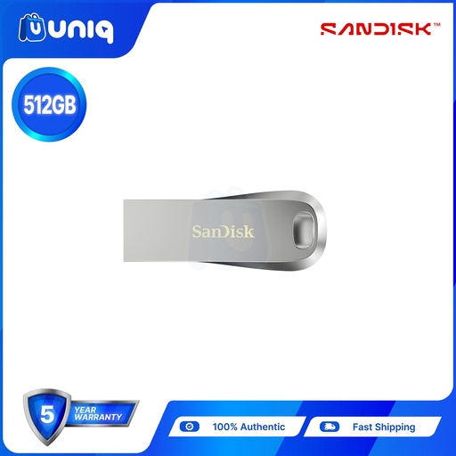 [AC-26Luxe512] Sandisk Ultra Luxe USB 3.1 Gen 1 Flash Drive ~ 512GB
