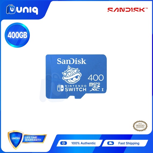 [Memory Card-32E] Sandisk Nintendo®-Licensed Memory Card For Nintendo Switch™ ~ 400GB (SDSQXAO-400G-GN3ZN)