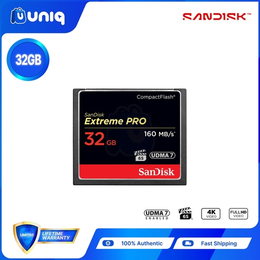 [Memory Card-46B] Extreme Pro CompactFlash Memory Card ~ 32GB (SDCFXPS)