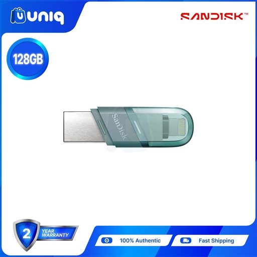 [AC-26Flip128Green] Sandisk iXpand Flash Drive Flip ~ 128GB - MINT GREEN (SDIX90N)