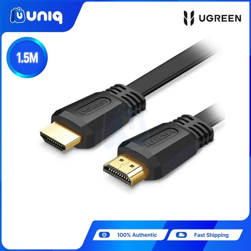 [UGREEN-31_1.5M] UGREEN 50819 HDMI Flat Cable 1.5m