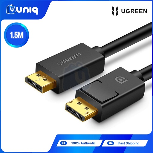 [UGREEN-35] UGREEN 10245 DP Male to Male Cable 1.5m (Black)