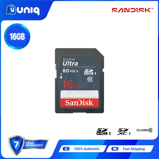 [Memory Card-44A] Sandisk Ultra SD card ~ 16GB (SDSDUNS)