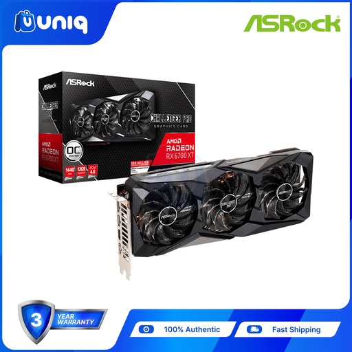 [Asrock VC-01] SALE!!! ASRock Radeon RX 6700 XT Challenger Pro 12GB OC GDDR6 Super Alloy Gaming Graphics Card