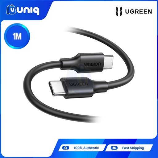 [UGREEN-01] UGREEN 50997 USB Type C to Type C Cable 1m (Black)