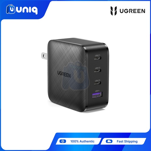 [UGREEN-17] UGREEN 70773 65W 4-Port Wall Charger (3C1A) US
