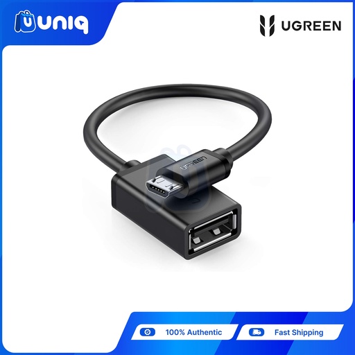 [UGREEN-11] UGREEN 10396 Micro USB Male to USB-A Female Cable OTG Adapter Cable 15cm