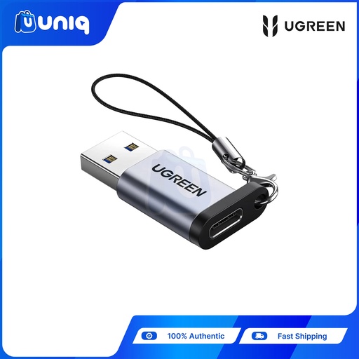 [UGREEN-13] UGREEN 50533 USB 3.0 to USB-C Adapter (Gray)