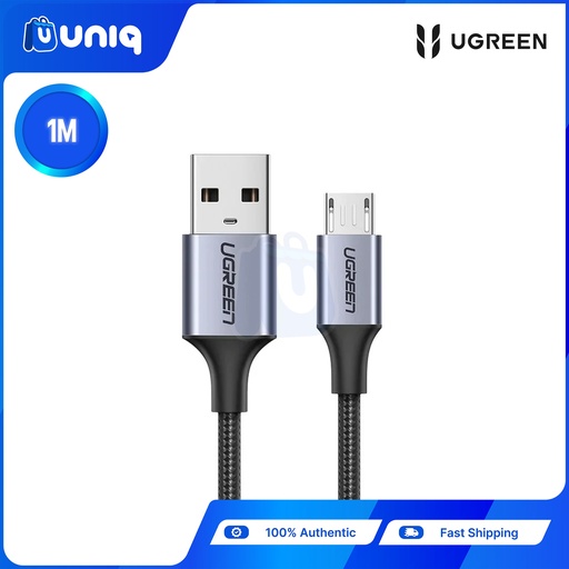 [UGREEN-03_1M] UGREEN 60146 Micro USB Cable 1m (US290-1M Black)