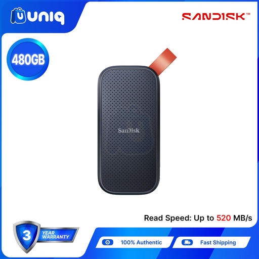 [Portable SSD-32A] Sandisk Portable SSD USB 3.2 Type-C ~ 480GB (SDSSDE30)