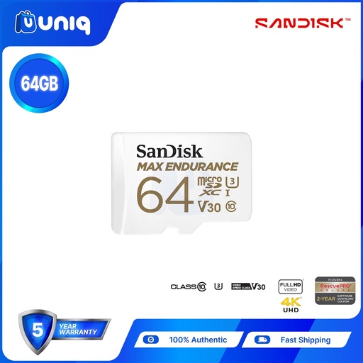 [Memory Card-26VR64] Sandisk MAX Endurance microSD Card ~ 64GB