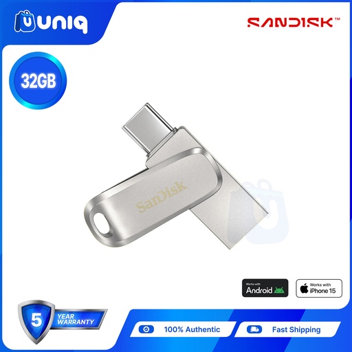 [AC-26C32Luxe] Sandisk Ultra Dual Drive Luxe USB Type-C ~ 32GB (SDDDC4)