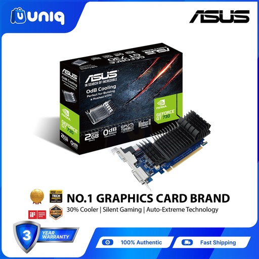 [ASUS-55A] SALE!!! ASUS GeForce® GT 730 2GB GDDR5 Low Profile Graphics Card (GT730-SL-2GD5-BRK)