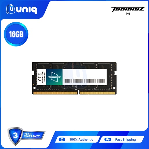 [Tammuz-12_16] SALE!!! Tammuz PC4-25600S SO-DIMM 16GB DDR4 3200MHz CL22 Laptop Memory Module