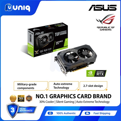 [Video Card-50EVO] SALE!!! ASUS TUF Gaming GeForce GTX 1660 Ti EVO OC Edition 6GB GDDR6 Gaming Graphics Card (TUF-GTX1660TI-O6G-EVO-GAMING)