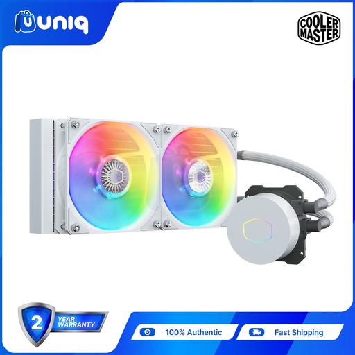 [CoolerMaster-44_White] SALE!!! Cooler Master Masterliquid ML240L V2 ARGB (White) CPU Cooler (MLW-D24M-A18PW-RW)