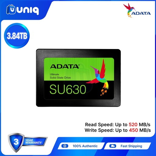 [SSD-48B] SALE!!! Adata Ultimate SU630 3.84TB Internal SSD (ASU630SS-3T84Q-R)