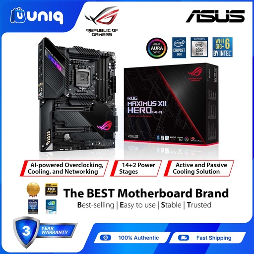 [ASUS-23B] SALE!!! ASUS ROG Maximus XII Hero Wi-Fi ATX Gaming Motherboard