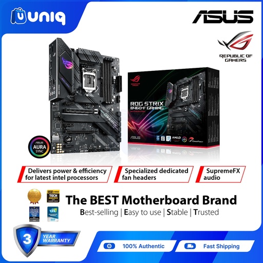 [ASUS-117A] ASUS ROG STRIX B460-F GAMING Intel B460 ATX Gaming Motherboard