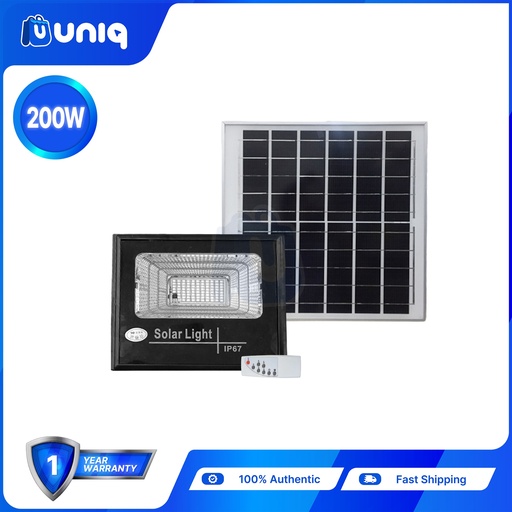 [Solar-07] SALE!!! Solar Floodlight 200W Private Street Lamp with Solar Panel