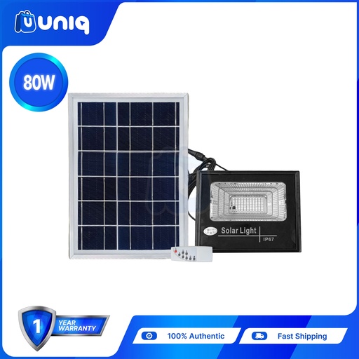 [Solar-05] SALE!!! Solar Floodlight 80W Private Street Lamp with Solar Panel