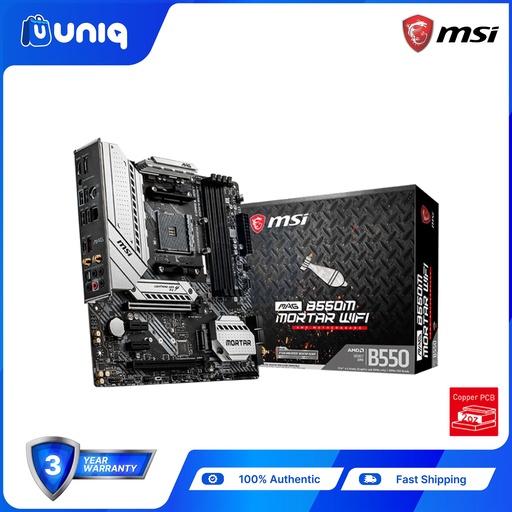 [MSI MB-33E] SALE!!! MSI MAG B550M MORTAR WIFI Micro-ATX Gaming Motherboard