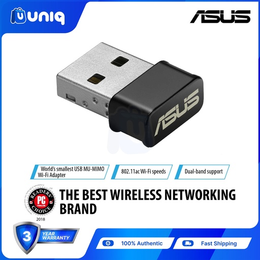 [ASUS-87] SALE!!! ASUS USB-AC53 Dual-band Wireless-AC1200 USB WiFi Adapter