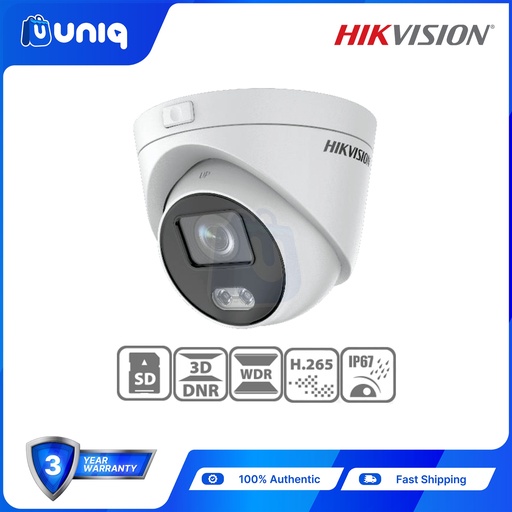 [IPCam-13] SALE!!! Hikvision Dome DS-2CD2327G3E-L 2MP ColorVu Fixed Turret Network Camera