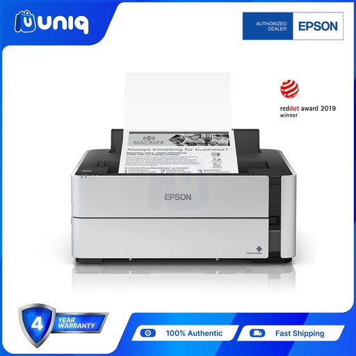 [Printer-086] Epson M1140 EcoTank Monochrome Ink Tank Printer
