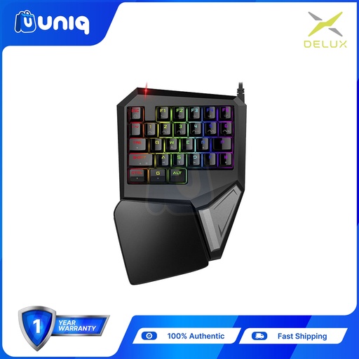 [Delux-04] SALE!!! Delux T9 Plus RGB Single-handed Gaming Keypad
