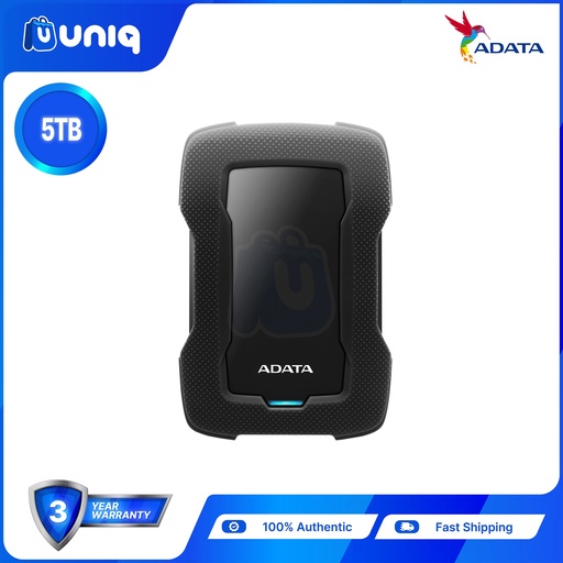 [Ext HDD-27D_Black] Adata HD330 5TB (Black) External Hard Drive