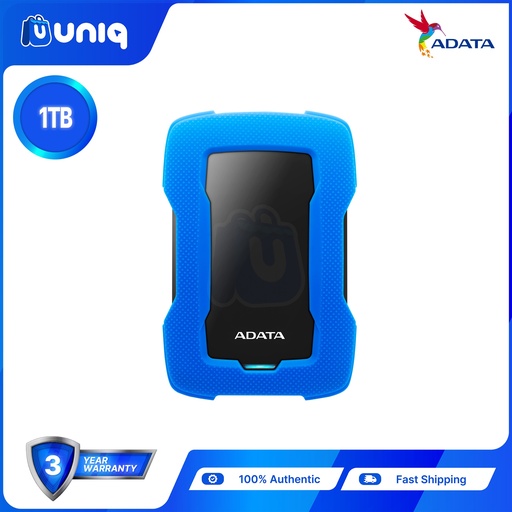 [Ext HDD-27A_Blue] Adata HD330 1TB (Blue) External Hard Drive
