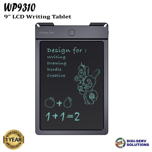 [Tablet-22] LCD Digital Drawing and Writing Tablet for Kids WP9310 9  (Black)