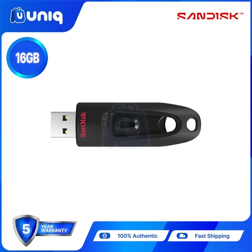 [AC-25Multi16] Sandisk Ultra USB 3.0 Flash Drive ~ 16GB - BLACK